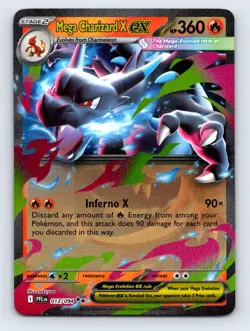 2025 Pokemon Phantasmal Flames Mega CHARIZARD ex 013/094 - Image 1