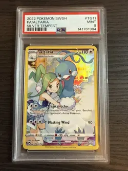 Altaria TG11/TG30 Full Art 2022 Pokemon Silver Tempest PSA 9 Mint - Image 1