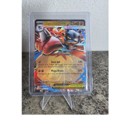 Mega Lucario EX Pokemon TCG ME01 Full Art Holo Double Rare 077/132 340 HP - Image 1