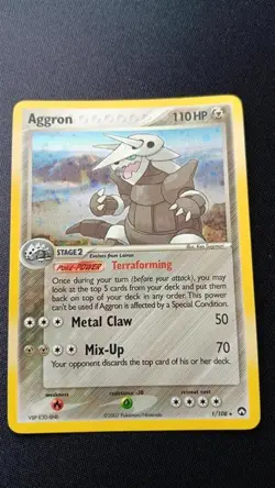 Aggron 1/108 Holo (LP) - EX Power Keepers Pokemon TCG - Image 1