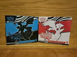 White Flare Black Bolt Pokemon TCG Elite Trainer Box New Factory Sealed Lot Of 2 - Image 1