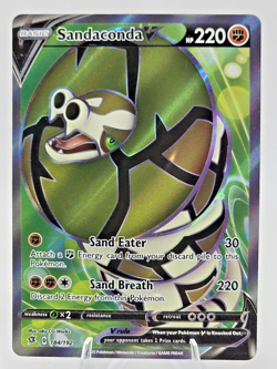 Pokemon SWSH02: Rebel Clash #184/192 Ultra Rare,Holo Sandaconda V (Full Art) - Image 1