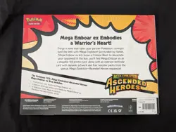 Mega Emboar Ex Box Pokemon Mega Evolution: Ascended Heroes Factory Sealed - Image 2