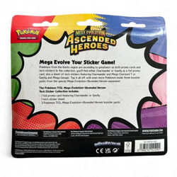 Pokemon TCG Mega Evolution Ascended Heroes Tech Sticker Collection - Gastly - Image 2