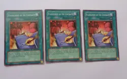 Playset: 3x Fulfillment of the Contract FET-EN046 (Common, 1st Ed, Played / MP) - Image 1