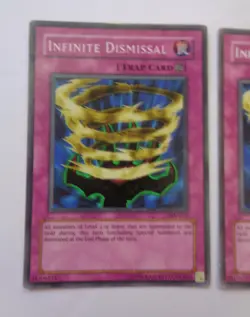 Playset: 3x Infinite Dismissal PSV-072 (Common, Unlimited, Played / MP) Yugioh - Image 3