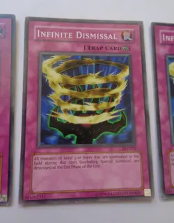 Playset: 3x Infinite Dismissal PSV-072 (Common, Unlimited, Played / MP) Yugioh - Image 4
