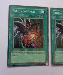 Playset: 3x Fusion Weapon SOD-EN047 (Common, Unlimited, Played / MP) Yugioh - Image 3