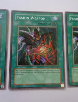Playset: 3x Fusion Weapon SOD-EN047 (Common, Unlimited, Played / MP) Yugioh - Image 4