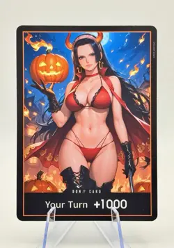 One Piece Waifu - Boa Hancock - Custom Don Card - Image 2