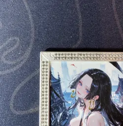 Goddess Black Strip Hancock Premium Metal Card Waifu Doujin One Piece Character - Image 2