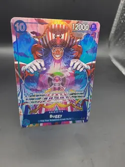 Buggy OP09-051 Alt Art Holo Emperors in the New World One Piece TCG NM/M - Image 2