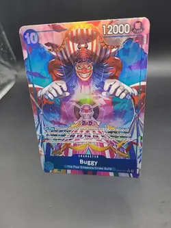 Buggy OP09-051 Alt Art Holo Emperors in the New World One Piece TCG NM/M - Image 3