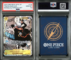 PSA 10 Trafalgar Law Manga Art Parallel OP10-119 SEC Japanese ONE PIECE Card - Image 1