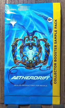 MTG🎇 AETHERDRIFT Collector Booster SAMPLE pack, NEW SEALED! ❤ - Image 1