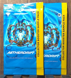 MTG🎇 AETHERDRIFT Collector Booster SAMPLE pack, NEW SEALED! ❤ - Image 2
