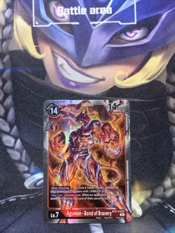 Digimon Card Game Agumon Bond of Bravery BT6-018 SR - Image 1