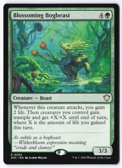 Blossoming Bogbeast 264 Commander: Secrets of Strixhaven - Image 1