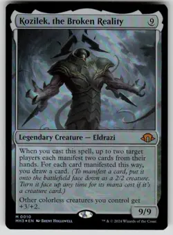 Kozilek, the Broken Reality Foil Mythic Modern Horizons 3 10 MTG Near Mint 2024 - Image 1