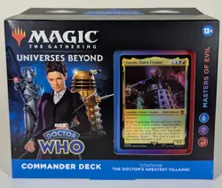 MTG Doctor Who Masters of Evil Commander Deck | Precon | Magic Universes Beyond - Image 1