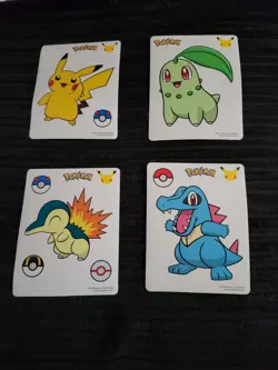 Pokemon 25th Anniversary McDonalds Sticker Promos - Image 2