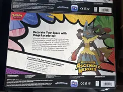 Pokemon TCG Ascended Heroes 2X Mega Lucario Premium Poster Collection Box - Image 2