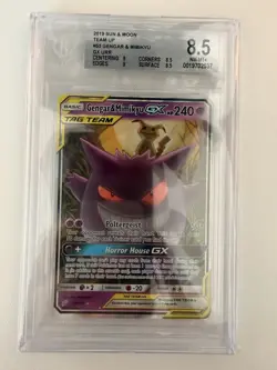 BGS 8.5 [PSA 9] Gengar and Mimikyu GX 53/181 Team Up POKEMON English - Beckett - Image 1