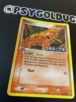Numel 68/107 Holo Stamped Pokemon Card, Ex Deoxys E13 - Image 2