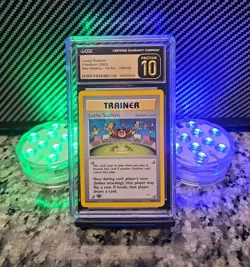 POP 3 1st Edition Lucky Stadium #100 Neo Destiny Pokemon 2002 CGC 10 Pristine 🔥 - Image 2