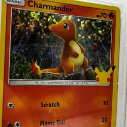 2021 POKEMON MCDONALD'S COLLECTION #9/25 CHARMANDER HOLO - PSA 9 MINT - Image 4
