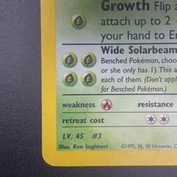 Pokemon Erika's Venusaur Gym Challenge Holo Rare 4/132 English 90 HP Sugimori - Image 5