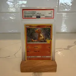 Charmander 9/25 McDonald's Pokemon Collection 25th Anniversary Holo PSA 9 Mint - Image 1