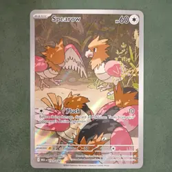 Pokemon TCG Spearow 151/132 S&V Mega Evolution Illustration Rare 2025 NM T44 - Image 3