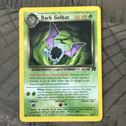 Dark Golbat 24/82 Pokemon Team Rocket Non-Holo Unlimited - Image 1