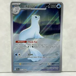 Pokemon TCG Dewgong 97/94 Phantasmal Flames Illustration Rare - Image 1