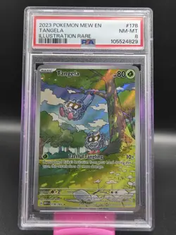 PSA 8 TANGELA 178/165 SV: SCARLET & VIOLET 151 HOLO 2023 POKEMON TCG - Image 1