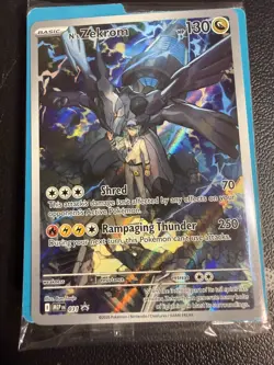 Pokemon TCG N’s Zekrom #31 Black Star Promo SEALED - Image 1