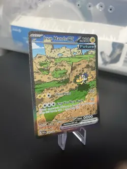 Pokemon TCG Iron Hands ex 248/182 SV04 Paradox Rift Illustration Rare Holo - Image 2