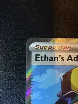 Pokemon TCG Ethan's Adventure 221/182 Sv10 Full Art Ultra Rare Holo - Image 4
