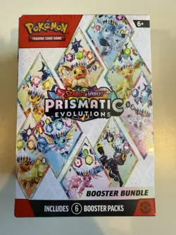 Pokemon Scarlet & Violet Prismatic Evolutions Booster Bundle Box Sealed - Image 1