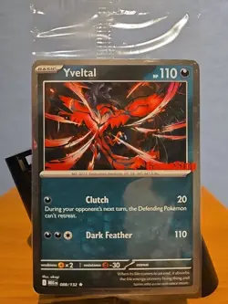 Pokemon TCG Yveltal 88/132 Mega Evolutions GAMESTOP STAMPED Promo SEALED - Image 2