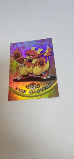 Topps Pokemon Foil Magmar #126 Series 3 Rainbow FoilBlue Logo - Image 1