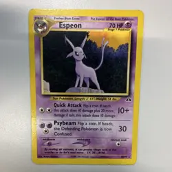 The Pokemon Company Espeon Neo Discovery Regular EN 70HP Rare 20/75 - Image 1