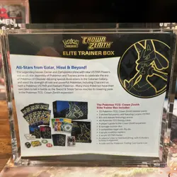 Pokemon TCG Crown Zenith ETB Factory Sealed with Acrylic Case - Image 4