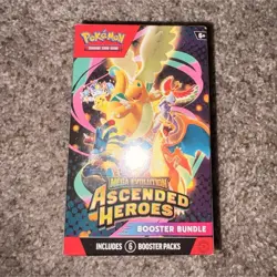 Pokemon TCG Mega Evolution—Ascended Heroes Booster Bundle, 6 Packs - Image 1