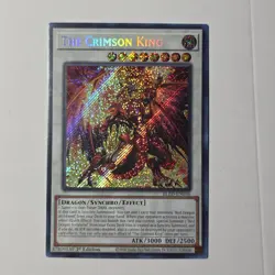 Blazing Dominion yugioh Secret Rare #BLZD-EN036 The Crimson King - Image 1