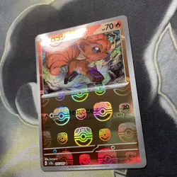 Vulpix 037/165 Master Ball - 151 sv2a Japanese Mint - Pokemon Card Game - Image 4