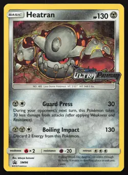 Heatran - SM96 - Ultra Prism - SM Black Star Promos - Pokemon Card - Image 1