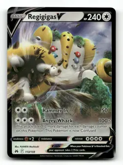 Regigigas V 113/159 - Crown Zenith - Pokemon Card NM/M - Image 1