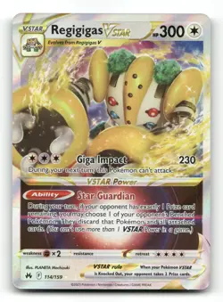 Regigigas VSTAR 114/159 - Crown Zenith - Pokemon Card NM/M - Image 1